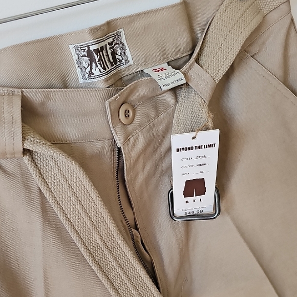Men's Tan Cargo Shorts - Picture 2 of 5